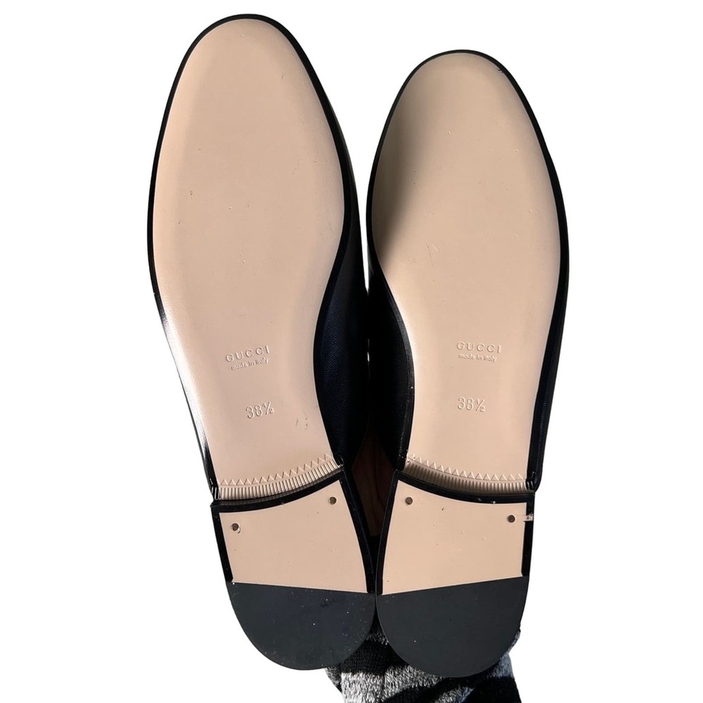 Gucci Princetown Horsebit Leather Web Stripe Accent Mules EU 38.5 - Picture 12 of 12
